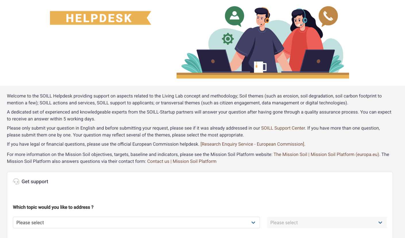 SOILL Helpdesk